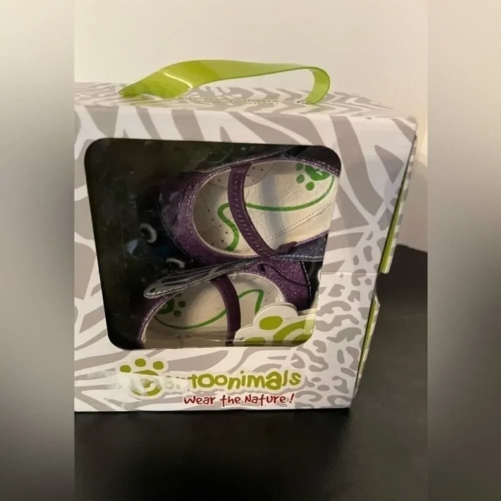 CARTOONIMALS GIRLS CRIB SHOE SIZE 4 NIB